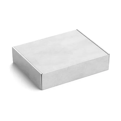 Kraft mailer box with printing on lid