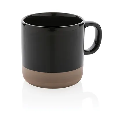 Taza de cerámica esmaltada 360ml.