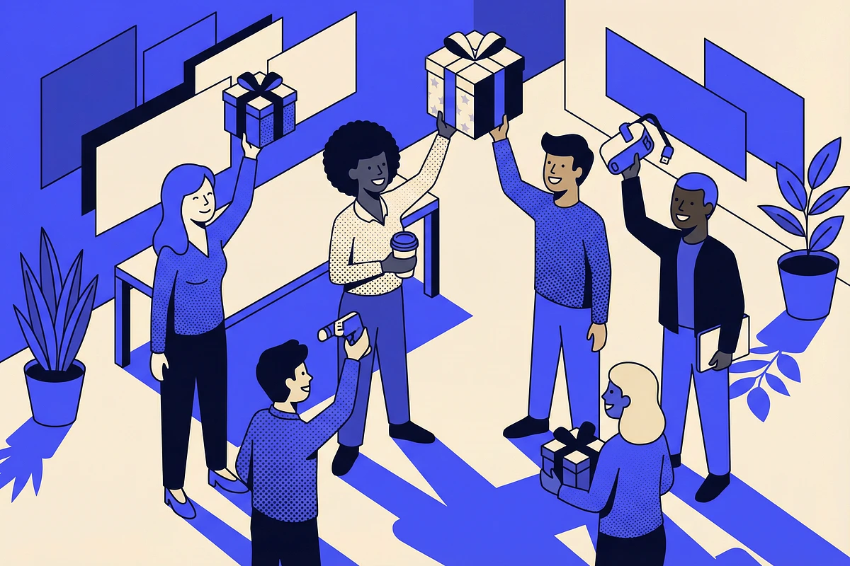 Ilustración del artículo Top 10 regalos corporativos originales para sorprender a tu equipo en 2026