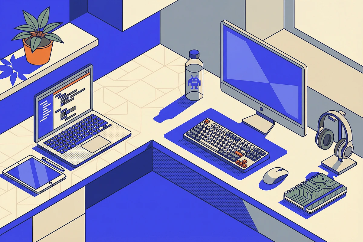 Ilustración del artículo Merch para Developers 2026: Tendencias y Productos Imprescindibles