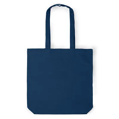 Tote bag algodón orgánico azúl