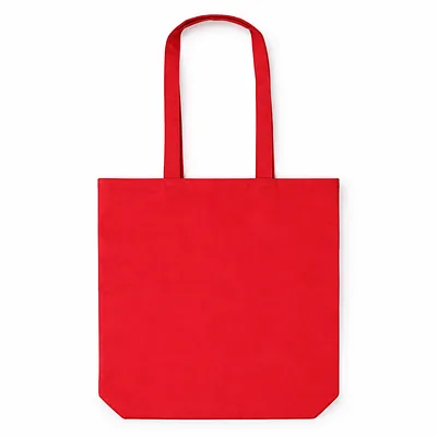 Tote bag algodón orgánico roja