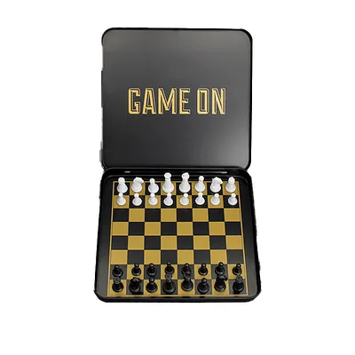 Juego Ajedrez de Viaje caja metal