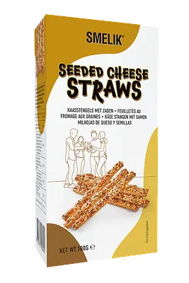 Smelik Seeded cheese straws 100 g.