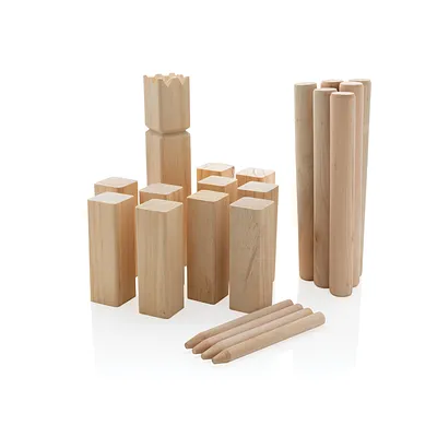 Wooden kubb game