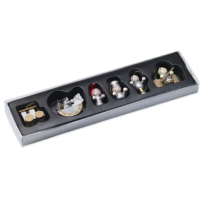 Set of 6 Christmas ornaments
