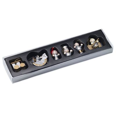 Set of 6 Christmas ornaments
