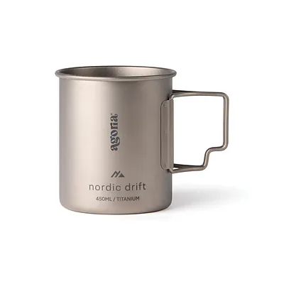 Vaso Nordic Drift Trail Ultra Light de titanio de 450 ml