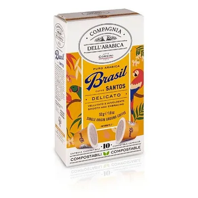 Brazil Santos compostable capsules (Nespresso compatible)