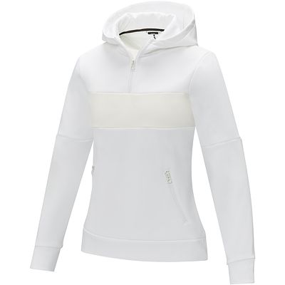 Sudadera anorak con capucha con media cremallera para mujer "Sayan"
