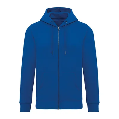 Sudadera ecorresponsable con cremallera y capucha unisex
