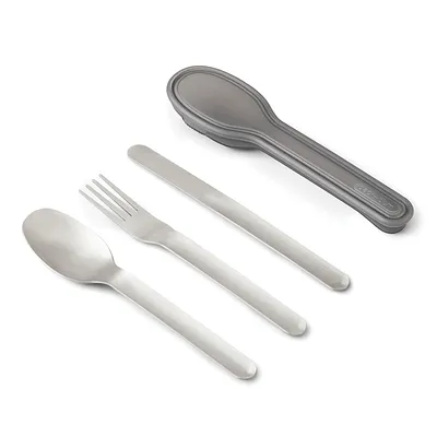 Set de cubiertos negro+Blum