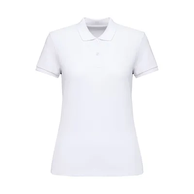 Polo ecorresponsable punto piqué mujer