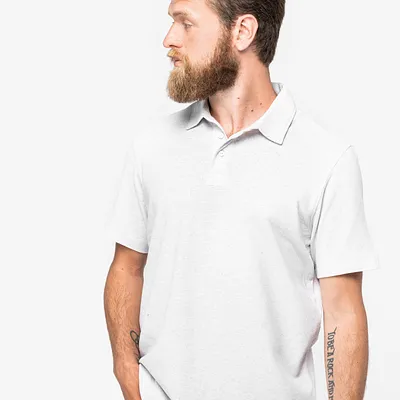 Polo ecoresponsable reciclado hombre